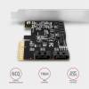 Axagon PCES-SA4X4 4db belső SATAIII portos PCI-Express kártya PCES-SA4X4