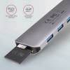 Axagon HMC-HCR3A SuperSpeed USB-C COMBO 5in1 HUB HMC-HCR3A