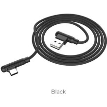 USB 2.0 A-C kábel 1m 90° Hoco X46 fekete HC723741