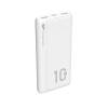 Silicon Power QP15 10000mAh hordozható akkumulátor fehér SP10KMAPBKQP150W