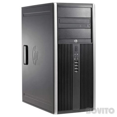 HP Compaq 8200 Elite CMT Intel i5-2400 / NO RAM / NO HDD / DVDRW /WIN 7 COA - használt