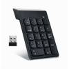 Gembird KPD-W-02 rádiós fekete numerikus billentyűzet KPD-W-02