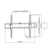 Gembird fali tart&oacute; konzol (d&ouml;nthető) 37"-70" WM-70T-02 WM-70T-02