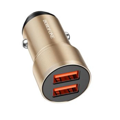 Autós töltő 2xUSB aljzattal 12W Borofone BZ19 BZ19