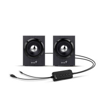 Genius SP-HF385BT Bluetooth Speaker Wood Black Gray 31730046400