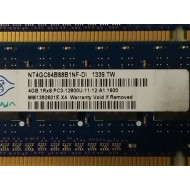 Nanya DDR3 4GB 1Rx8 PC3-12800U-11-12A1 1600 NT4GC64B88B1NF-DI - használt