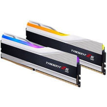 G.SKILL 32GB DDR5 6000MHz Kit(2x16GB) Trident Z5 RGB Silver F5-6000J4040F16GX2-TZ5RS