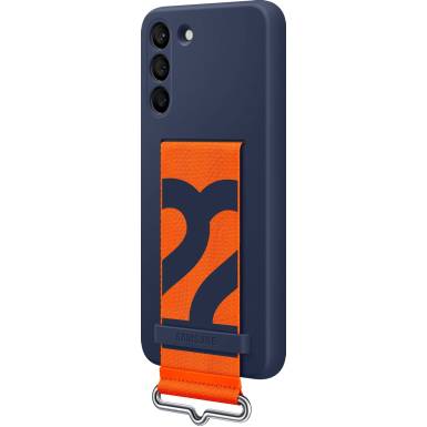 Samsung Galaxy S22+ Silicone Cover with Strap, Navy EF-GS906TNEGWW Samsung Galaxy S22+ Silicone Cover with Strap, Navy EF-GS906TNEGWW
