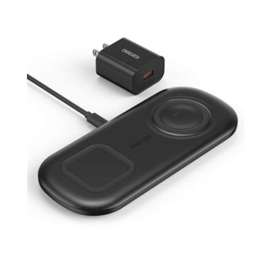 Choetech Choetech T535-S DUAL wireless fast charger, black T535-S