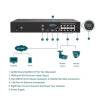 TP-LINK VIGI NVR1008H-8MP POE video felvevő NVR1008H-8MP