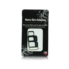 NOOSY Adapterek Nano SIM/Micro, Micro Sim &eacute;s Nano/Sim fekete