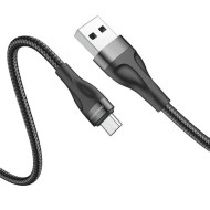 USB töltőkábel A-C 1m Borofone fonott BX54 piros