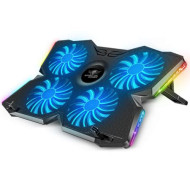 Meetion CP5050 RGB Notebook Hűtőpad 19"-ig CP5050