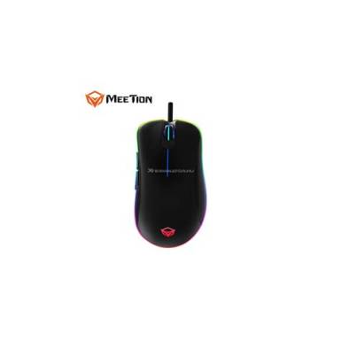 Meetion MT-GM19  fekete RGB Gamer USB egér MT-GM19