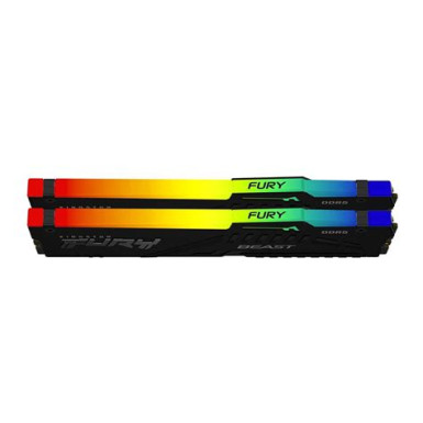 16GB 6000MHz DDR5 RAM Kingston Fury Beast RGB CL40 (KF560C40BBA-16)