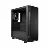 Ház Chieftec AS-01B-OP Elox Midi ATX Tower no PS Black AS-01B-OP