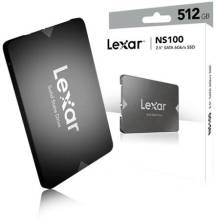 LEXAR Lexar&reg; 512GB NS100 2.5&rdquo; SATA (6Gb/s) Solid-State Drive, up to 550MB/s Read and 450 MB/s write, EAN: 843367116201 LNS100-512RB