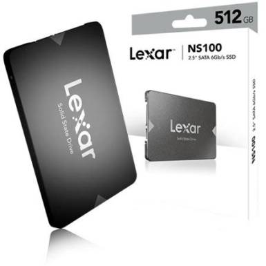 LEXAR Lexar&reg; 512GB NS100 2.5&rdquo; SATA (6Gb/s) Solid-State Drive, up to 550MB/s Read and 450 MB/s write, EAN: 843367116201 LNS100-512RB