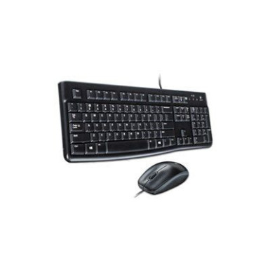 Logitech MK120 USB Keyboard + Mouse Black DE 920-002540