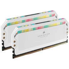 Corsair 64GB DDR5 5200MHz Kit(2x32GB) Dominator Platinum RGB White CMT64GX5M2B5200C40W