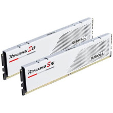 G.SKILL 32GB DDR5 6000MHz Kit(2x16GB) Ripjaws S5 White F5-6000J3040F16GX2-RS5W