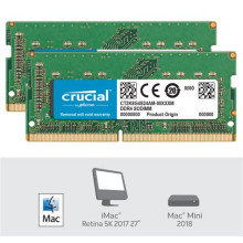 Crucial 16GB DDR4 2400MHz Kit (2x8GB) SODIMM for Mac CT2K8G4S24AM