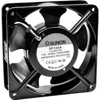 Sunon DP200A2123XSL Axi&aacute;lis ventil&aacute;tor 230 V/AC 161.37 m&sup3;/&oacute;ra (H x Sz x Ma) 120 x 120 x 38 mm