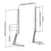 Nedis asztali TV-&aacute;llv&aacute;ny 32-65" Max 50 kg (TVSM1050BK)