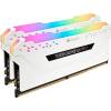 Corsair 32GB DDR4 3200MHz Kit(2x16GB) Vengeance RGB Pro White CMW32GX4M2E3200C16W