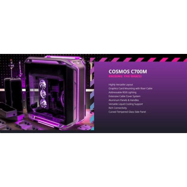 Cooler Master Cosmos C700M Tempered Glass Silver/White MCC-C700M-WG5N-S00