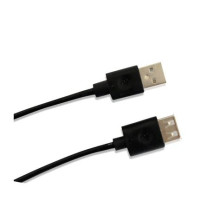 USB 2.0 apa-anya kábel fekete, 1.8m