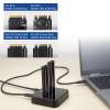 ACT AC1502 M.2 NVMe/PCIe dual SSD Docking Clone Station USB-C 3.2 Gen2 Black AC1502