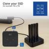 ACT AC1502 M.2 NVMe/PCIe dual SSD Docking Clone Station USB-C 3.2 Gen2 Black AC1502