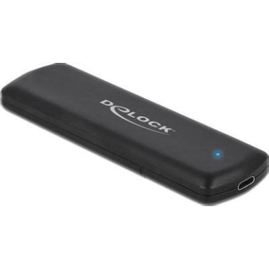 DeLock External USB Type-C Combo Enclosure for M.2 NVMe PCIe or SATA SSD tool free 42638