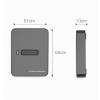Gembird Desktop USB Type-C M.2 SATA NVME SSD Docking Station Black DD-U3M2