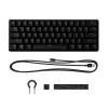 Kingston HyperX Alloy Origins 60 HyperX Red Mechanical Gaming Keyboard Black US HKBO1S-RB-US/G