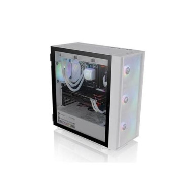 Thermaltake H570 TG ARGB Snow Mid Tower Chassis Tempered Glass White CA-1T9-00M6WN-01