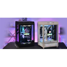 Thermaltake The Tower 500 Snow Mid Tower Chassis Tempered Glass White CA-1X1-00M6WN-00