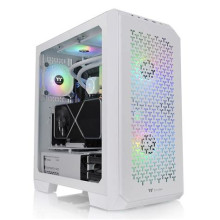 Thermaltake View 300 MX Snow Mid Tower Chassis ARGB Tempered Glass White CA-1P6-00M6WN-00