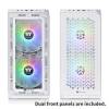 Thermaltake View 300 MX Snow Mid Tower Chassis ARGB Tempered Glass White CA-1P6-00M6WN-00