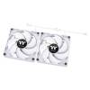 Thermaltake CT140 PC Cooling Fan White (2-Fan Pack) CL-F152-PL14WT-A