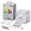 Asus TUF Gaming TF120 ARGB Triple Fan Kit with ARGB Controller White 90DA0033-B09030