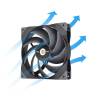 Thermaltake SWAFAN GT14 PC Cooling Fan TT Premium Edition (Single Fan Pack) CL-F157-PL14BL-A