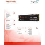 1TB Seagate Firecuda 540 M.2 SSD ZP1000GM3A004 ZP1000GM3A004