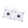 Thermaltake CT140 ARGB Sync PC Cooling Fan White (2-Fan Pack) CL-F154-PL14SW-A