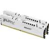 32GB 5200MHz DDR5 RAM Kingston Fury Beast White CL40 (2x16GB) (KF552C40BWK2-32)