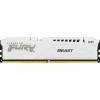 32GB 5200MHz DDR5 RAM Kingston Fury Beast White CL40 (2x16GB) (KF552C40BWK2-32)