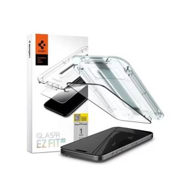 Spigen Glas.tR EZ Fit HD Apple iPhone 15 Plus, Tempered kijelzővédő fólia AGL06887 Spigen 76145