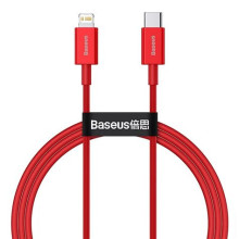 BASEUS kabel Type C to Apple Lightning 8-tűs PD20W Power Delivery Crystal Shine CAJY000301 2m, Fekete