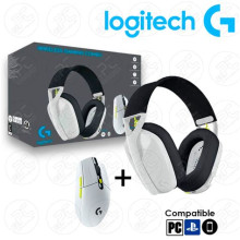 Logitech G435 + G305 Wireless Combo White/Lime 981-001230